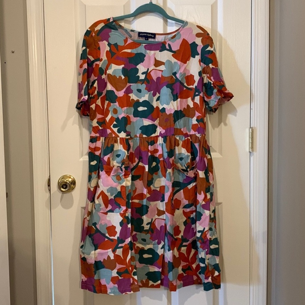 Princess Highway Linen-Blend Babydoll Dress